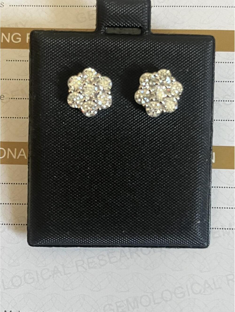 Moissanite, pure 925 sterling silver